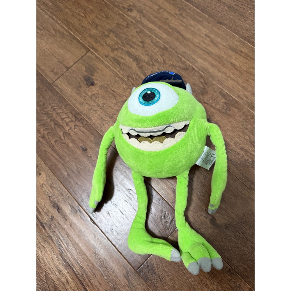 Disney Store Monsters University Mike Wazowski Plush with MU Hat P921-2091-9